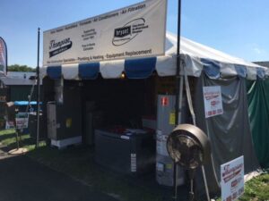 thompson HVAC tent